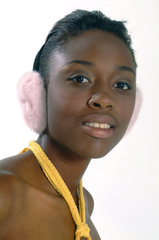 Pink Mink Fur Earmuffs Pink Mink Fur Earmuffs