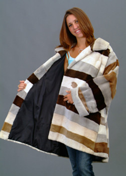 Vintage Fur Mink Multicolor Jacket Vintage Fur Mink Multicolor Jacket