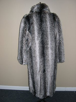 Men's Faux Badger Long Coat Men's Faux Badger Long Coat