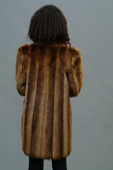 Vintage Beaver Fur Woman's 3/4 Jacket Vintage Beaver Fur Woman's 3/4 Jacket