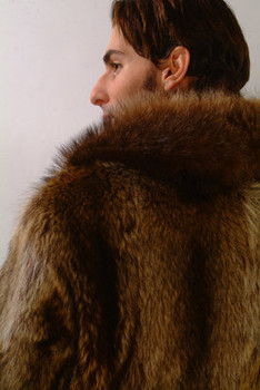 Men's Raccoon Bomber Fur Jacket Men's Raccoon Bomber Fur Jacket