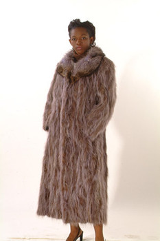 Raccoon Fur Design Coat Raccoon Fur Design Coat