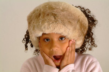 Kids chinchilla Fur Head Wrap Kids chinchilla Fur Head Wrap