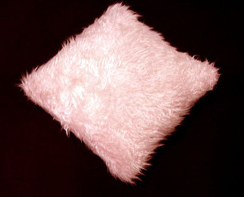 Pink Fox Fur Pillow Pink Fox Fur Pillow
