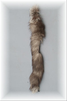 Indigo Fox Fur Strip Tails Indigo Fox Fur Strip Tails