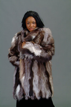 Multi Color Silver Fox 3/4 Jacket Multi Color Silver Fox 3/4 Jacket