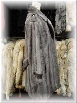 Full Skin Azurine Mink 3/4 Fur Jacket Full Skin Azurine Mink 3/4 Fur Jacket
