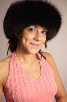 Fur Headwrap Black Fox Fur Headwrap Black Fox