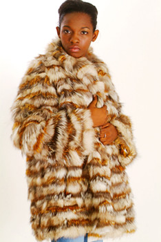 Multicolor Fox Fur Jacket 1 Multicolor Fox Fur Jacket 1