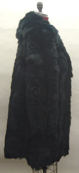 Black Fox 3/4 Fur Jacket with Flare Style Black Fox 3/4 Fur Jacket with Flare Style