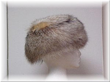 Full Skin Crystal Fox Fur Hat Full Skin Crystal Fox Fur Hat