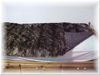 Sectional Sheared Beaver Fur Blanket Sectional Sheared Beaver Fur Blanket