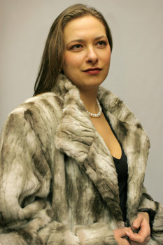 Faux Fur Mink 3/4 Jacket Faux Fur Mink 3/4 Jacket