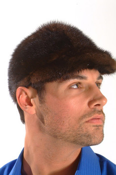Mahogany Mink with Small Brim Mahogany Mink with Small Brim