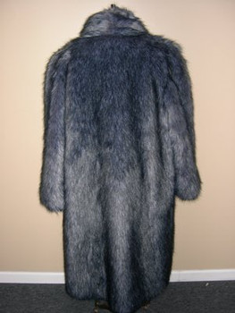 Faux Silver Fox Long Coat Faux Silver Fox Long Coat