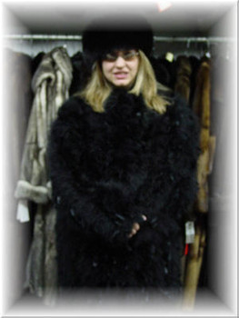 Beautiful Ostridge Feather Jacket Beautiful Ostridge Feather Jacket