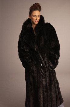Black Faux Fur Coat 1 Black Faux Fur Coat 1
