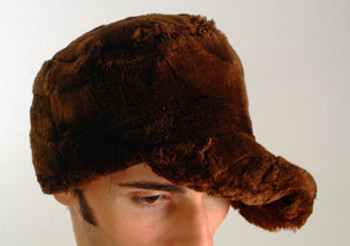 Brown Beaver Fur Style Men's Brown Beaver Fur Style Men's