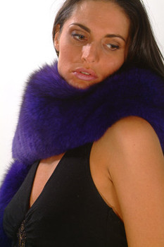 Blue Fox Fur Full Skin Scarf Blue Fox Fur Full Skin Scarf