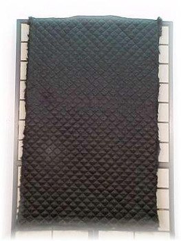 Dyed Black Goat Fur Blanket Dyed Black Goat Fur Blanket
