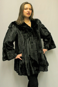 Black Mink Fur Design Black Mink Fur Design