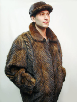 Mahogany Mink Fur Bomber Jacket Mahogany Mink Fur Bomber Jacket