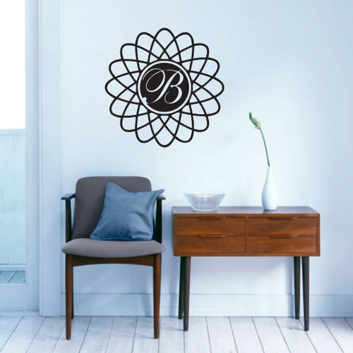 Modern Monogram Wall Decals and Stickers
