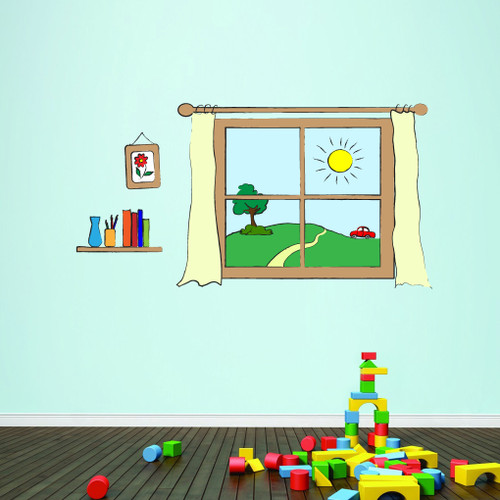 Window, Shelf and Picture Printed Wall Decals and Stickers Sample Image