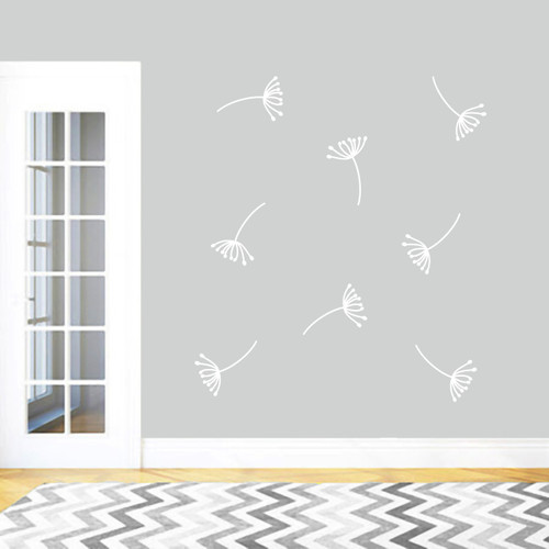 Dandelion Seeds Wall Decals Medium Sample Image