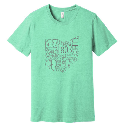 Ohio Facts Unisex T-Shirt Sample Image