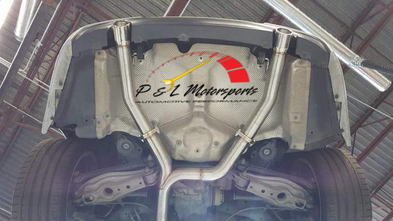 BMW 335D Full Exhaust Kit - 304 Stainless Steel - P&L Motorsports (PL