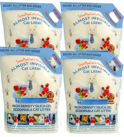 Almost Invisible Cat Litter (36 Pounds/4 Bags) Almost Invisible Cat Litter (36 Pounds/4 Bags)