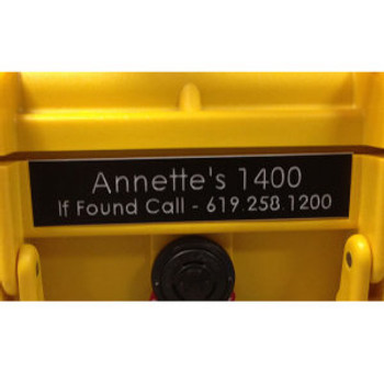 Pelican 1550 Nameplate Pelican 1550 Nameplate