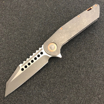 Microtech Custom Warhound Flipper w/Copper Microtech Custom Warhound Flipper w/Copper