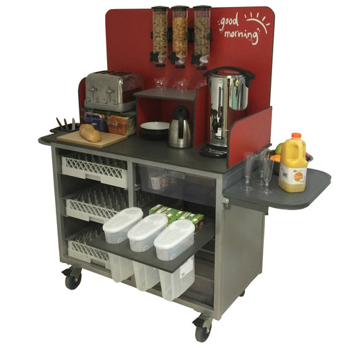 Open Breakfast Trolley