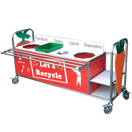 Stainless Steel Waste Trolley
