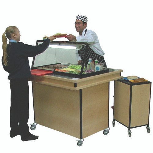 Optional Storage unit shown to right.