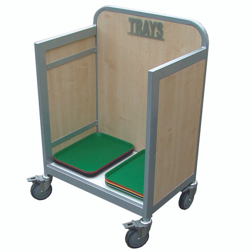 Wooden Tray Trolley