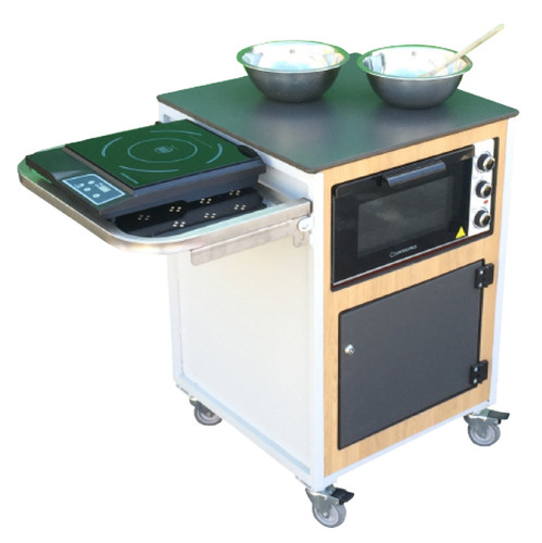 Complete Mini-cooking trolley.