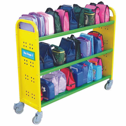 30 Box Aluminium Lunch box Trolley (2ALBN )
