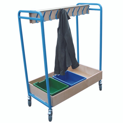 Cloakroom Tray Trolley