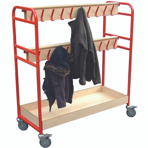2 tier cloakroom Trolley