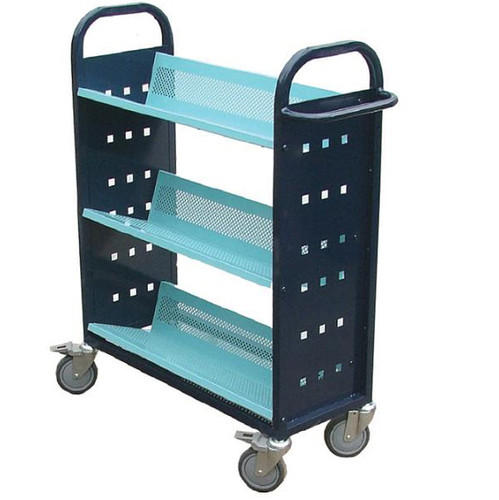 Long single sided, 3 shelf Trolley