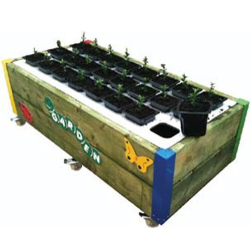 24 small planters.
