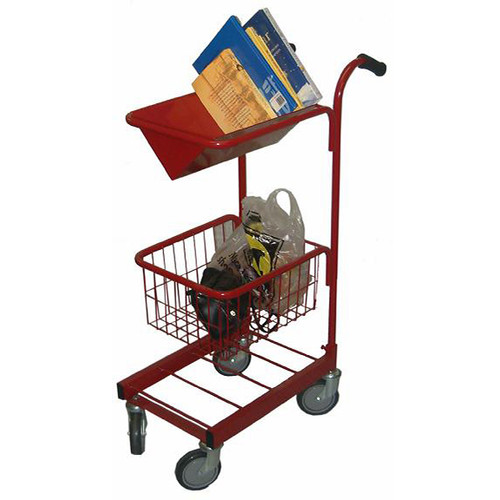 Book Shelf and Basket Trolley