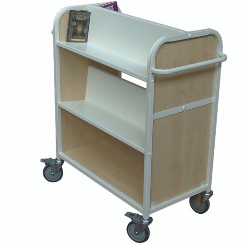 Double Sided Book Trolley