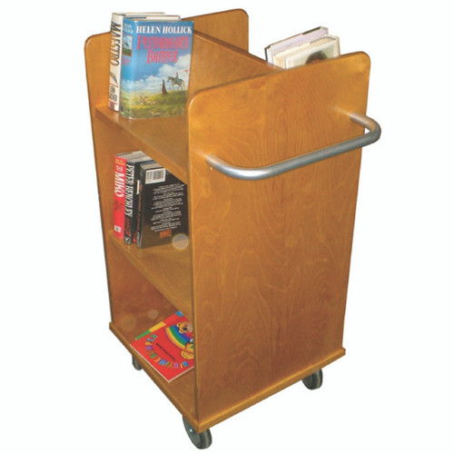 Solid Wood Book Trolley