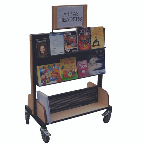 Small Book Display Trolley