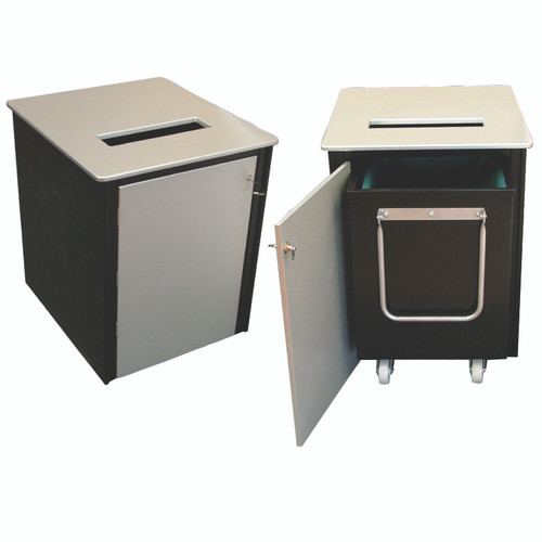 2 part wooden book returns bin (SBBRN6)