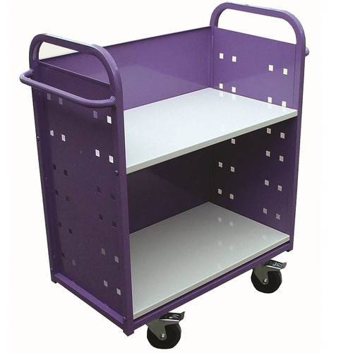 Aluminium 2 Shelf Trolley